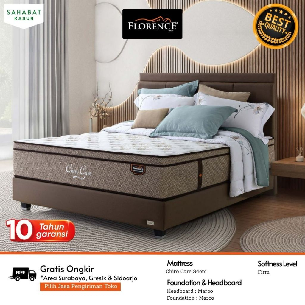 Florence Springbed Chiro Care FullSet | Kasur Busa Pegas FLORENCE | Florence Kasur Pegas
