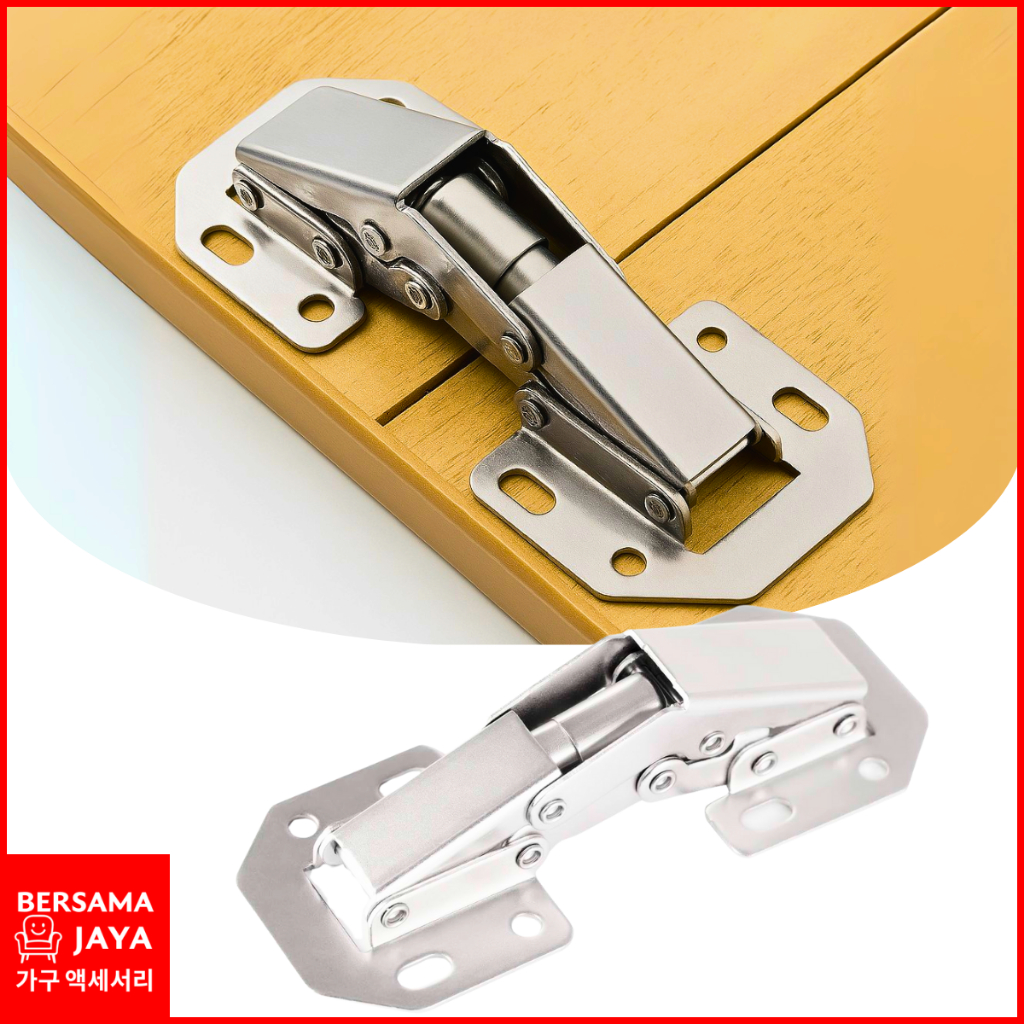 Engsel Kodok Pintu Kabinet 90 Derajat 4 Inch Biasa & Slow Motion