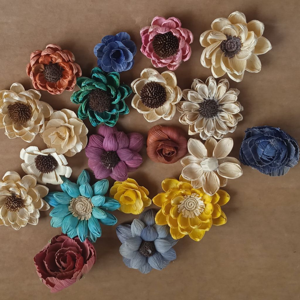 bunga klobot jagung , bunga klobot jagung model B