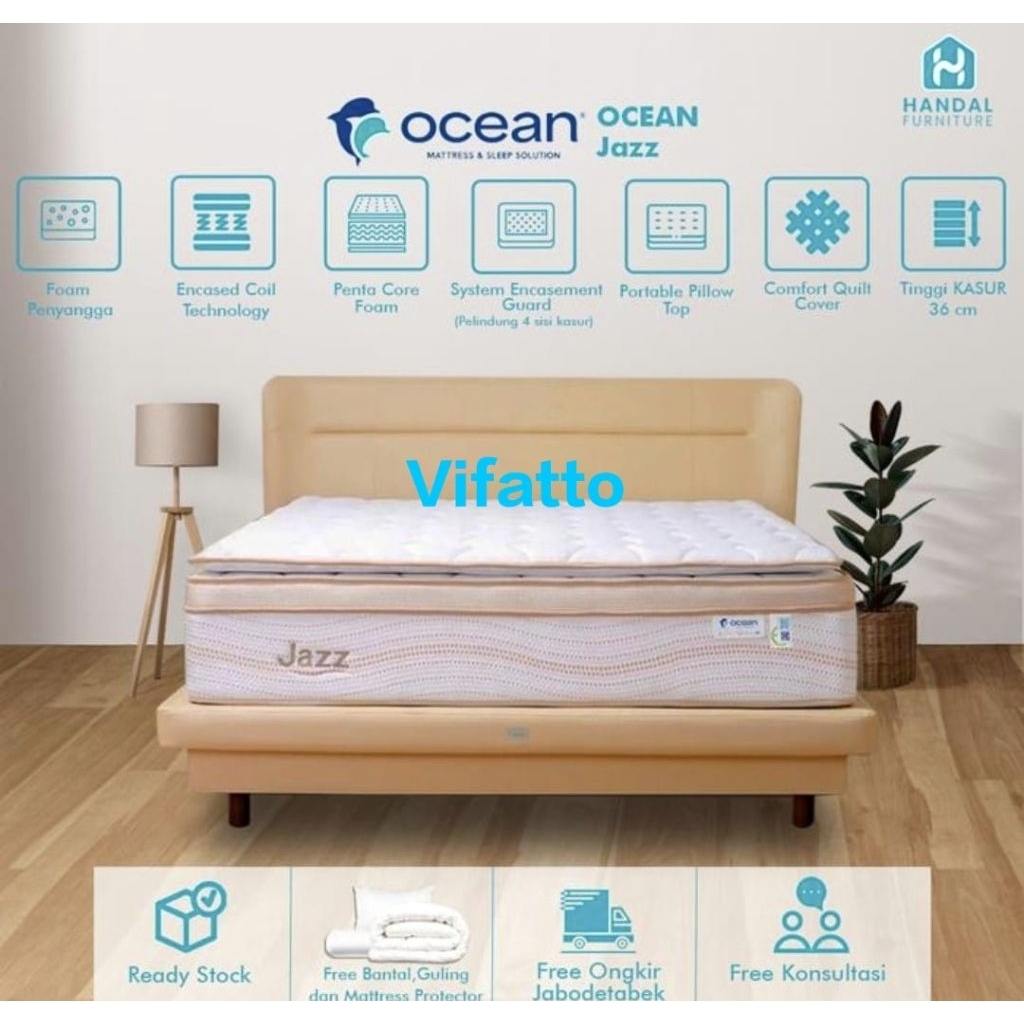Springbed Ocean Jazz 180x200 Kasur saja