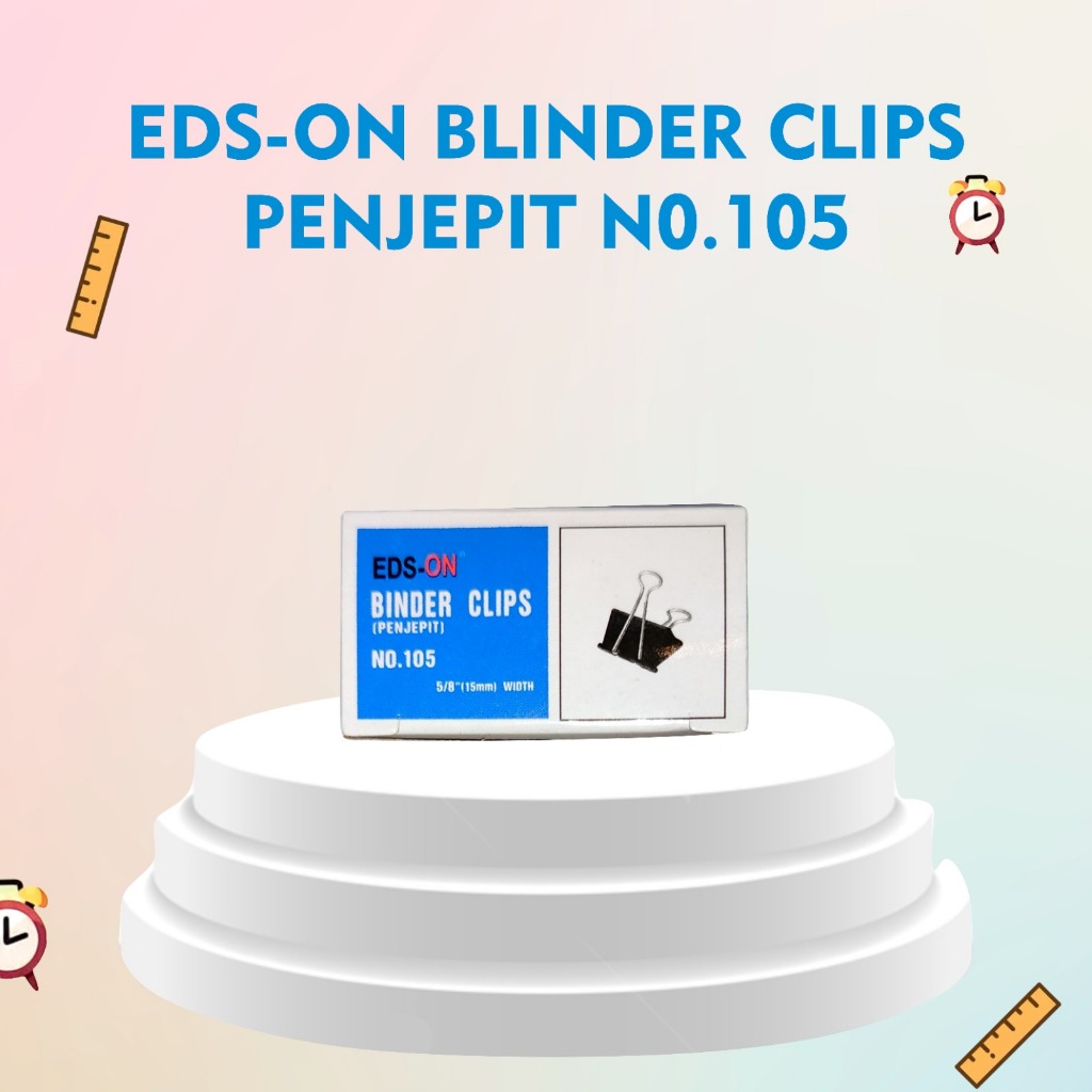 

EDS-ON BINDER CLIP/BINDER KLIP/PENJEPIT KERTAS NO. 105-107-111-155