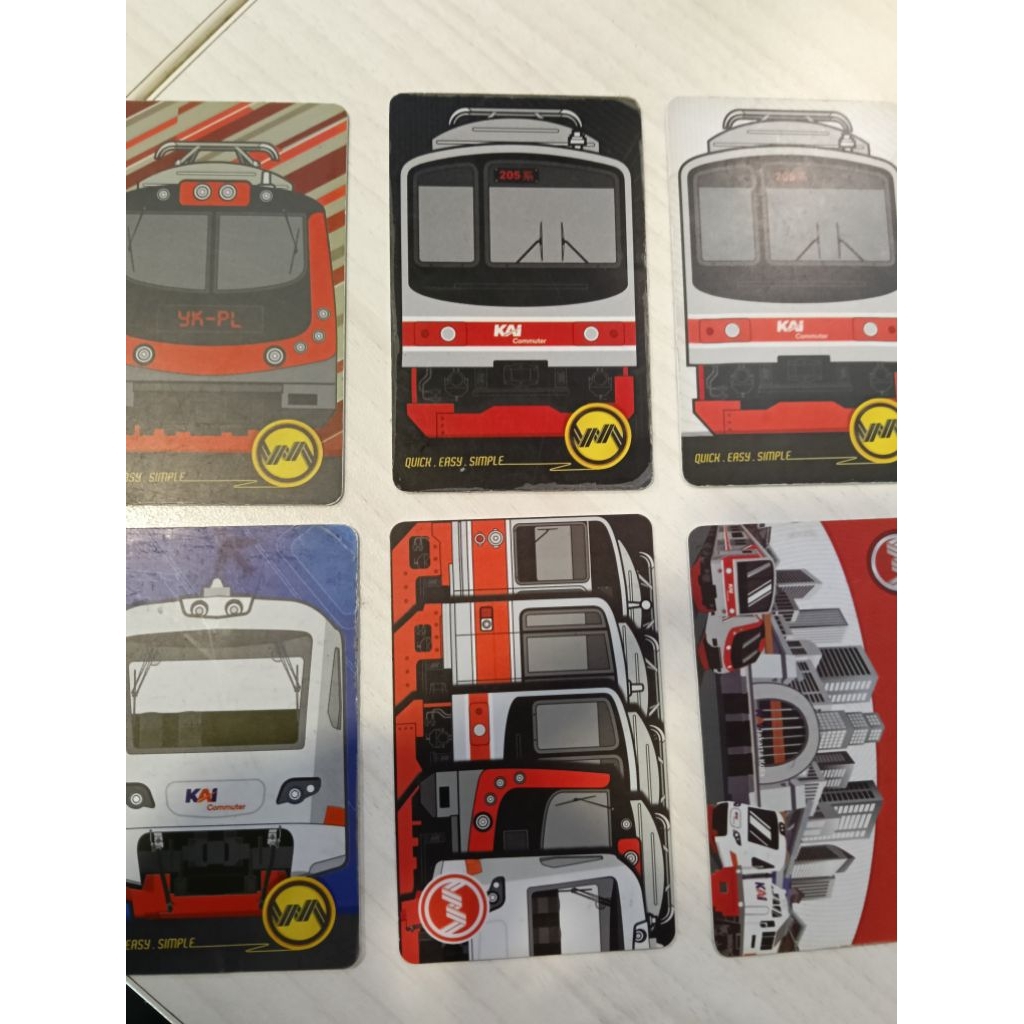 Kartu Kereta KMT Original Second