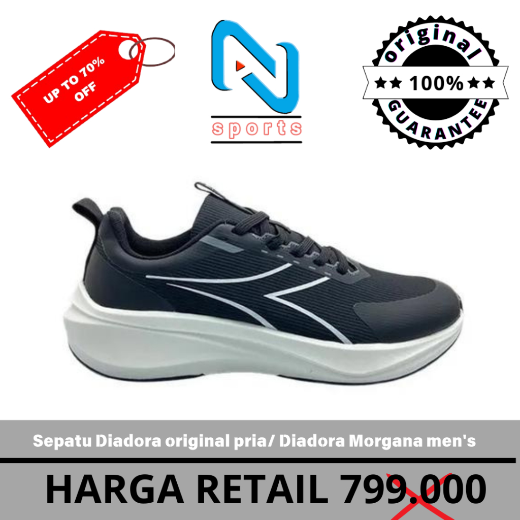 Sepatu Diadora original pria/ Diadora Morgana men's running shoes ORIGINAL 100%