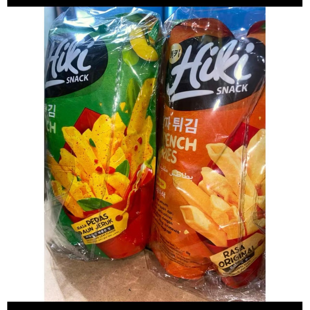 

Hiki Snack French Fries Origilan/Daun Jeruk 10pcs