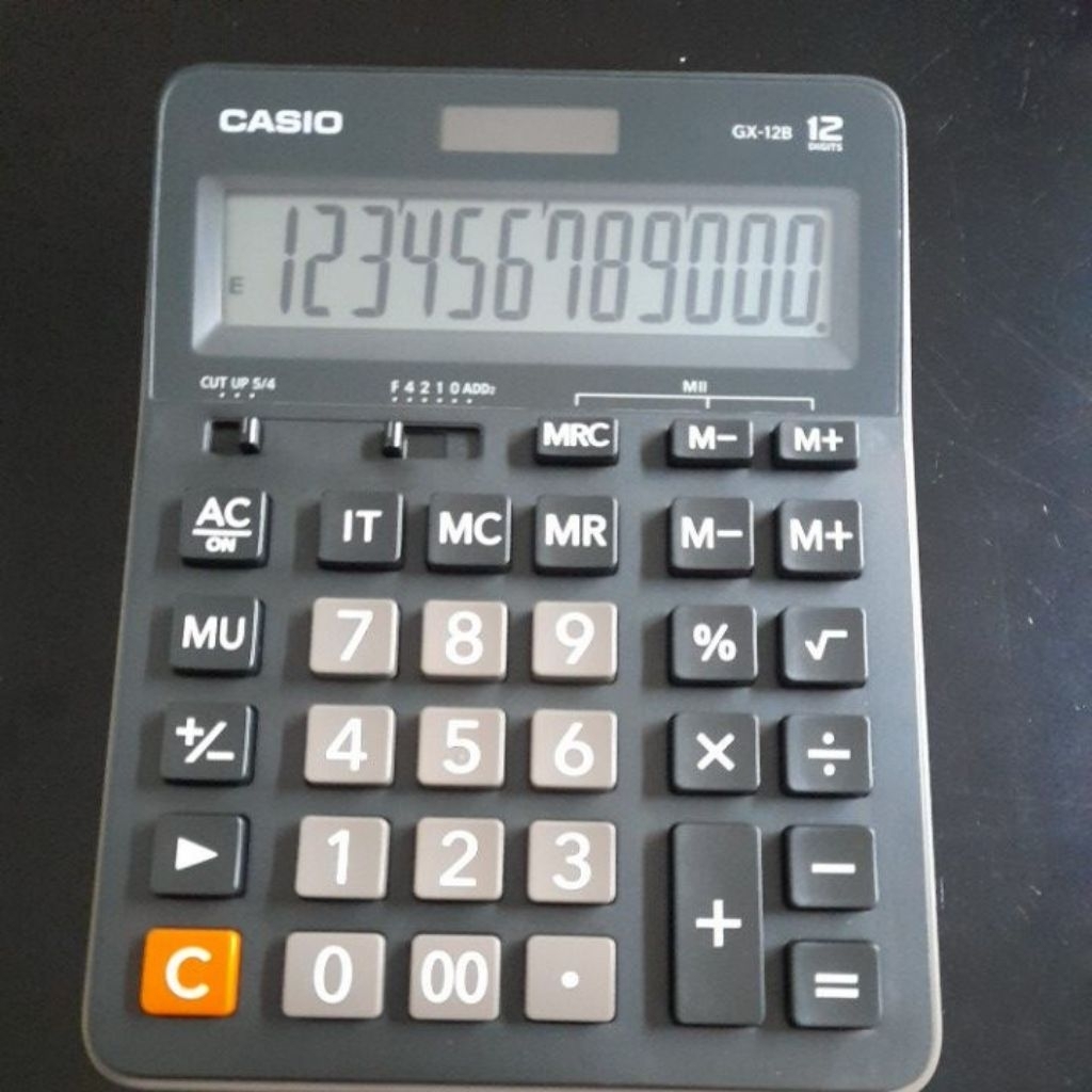 

Kalkulator Casio GX 12B-BK
