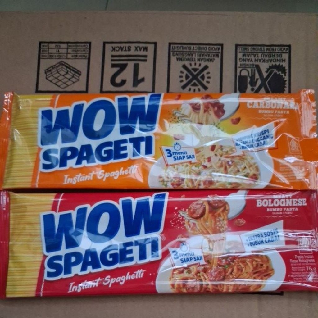 

Wow spageti paket isi 10 PCS ready bolognaise dan carbonara(bisa mix)