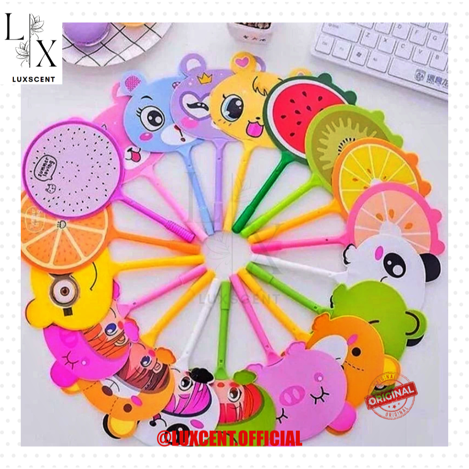 

Pena Pulpen Kipas karakter / Pena kipas karakter lucu animal dan buah / Pulpen kipas