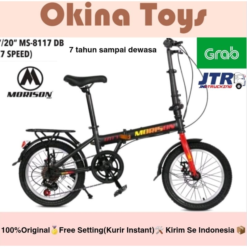 Sepeda Lipat 16 / 20 inch Morison single speed sepeda anak /sepeda lipat by pacific bike