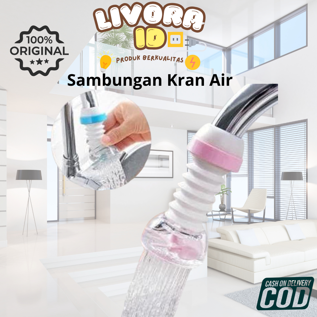 Sambungan Kran Air / Penyambung Kran Air - Random - Random, Plus Klem
