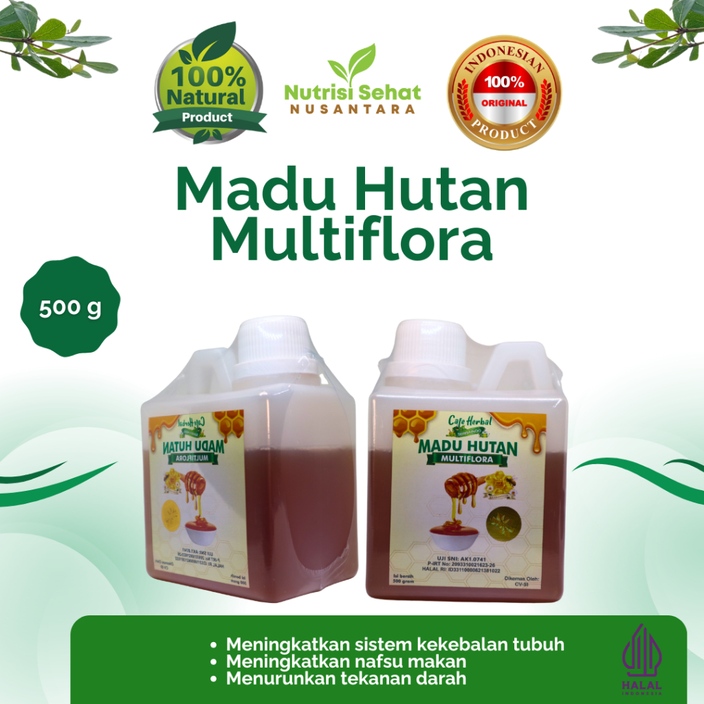 

Madu Hutan Multiflora 500G – Herbal Alami untuk Imunitas, Nafsu Makan, dan Tekanan Darah