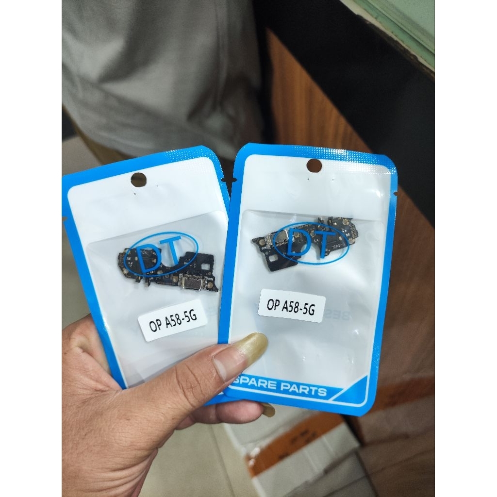 Papan cas oppo A58 (5G) original konektor charger hf/mic