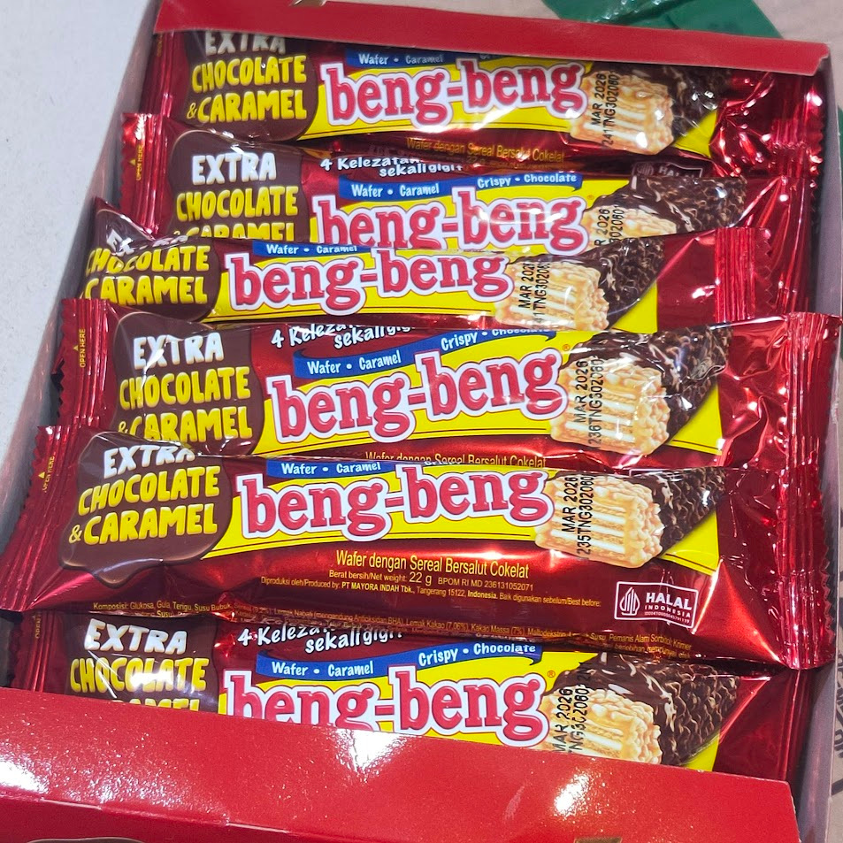

Beng Beng Regular 17 Pcs @22Gram Snack Jajanan Kue