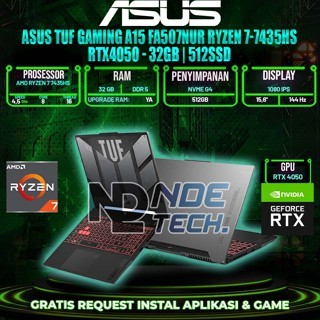 ASUS TUF Gaming A15 FA507NUR Ryzen 7-7435HS RTX4050