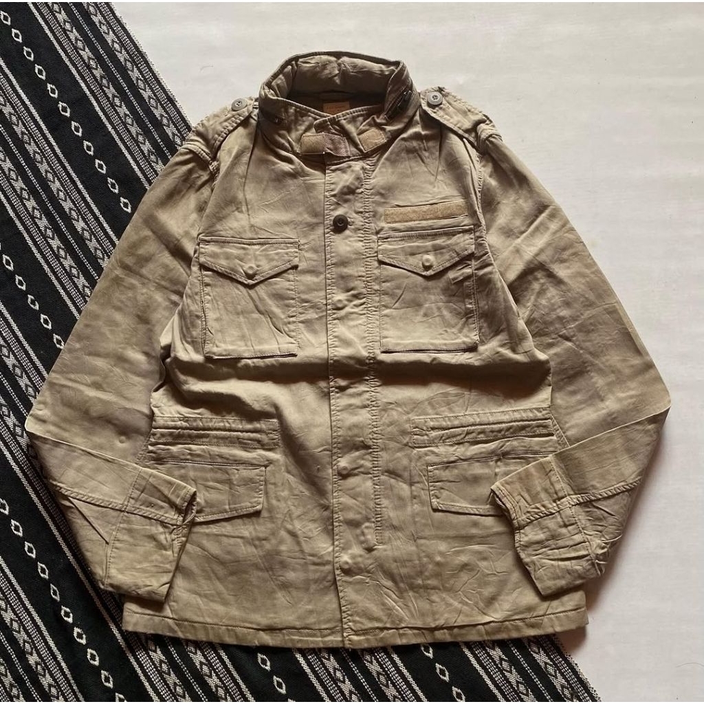 Preloved Bakulan Secondbrand Jaket m65 Back Number