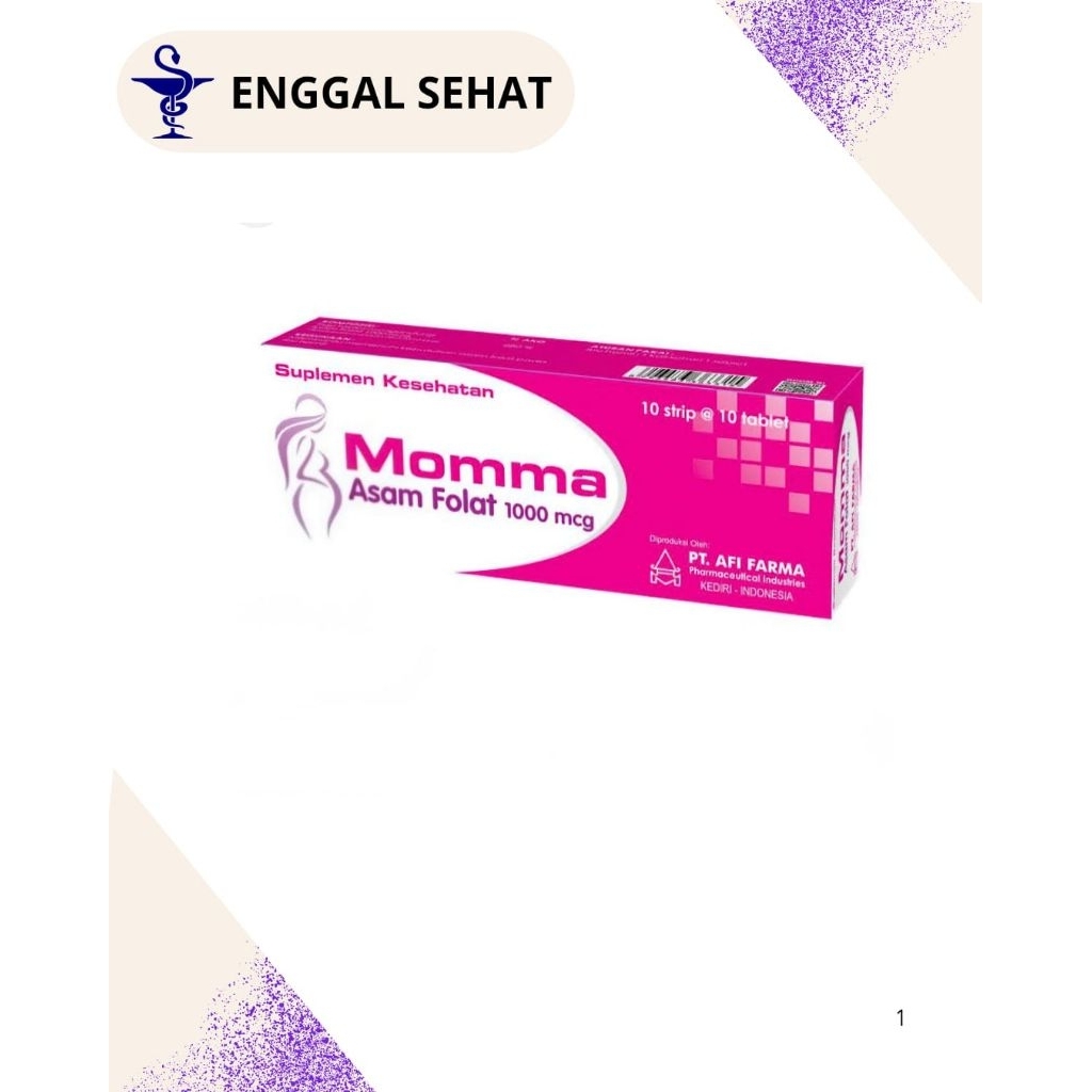Momma Asam Folat 1000 mcg AFI FARMA
