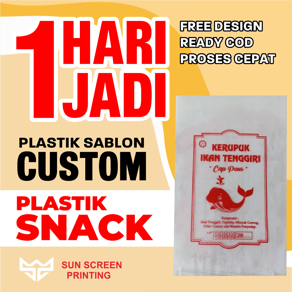 Plastik Sablon Custom Kemasan Snack tebal 03