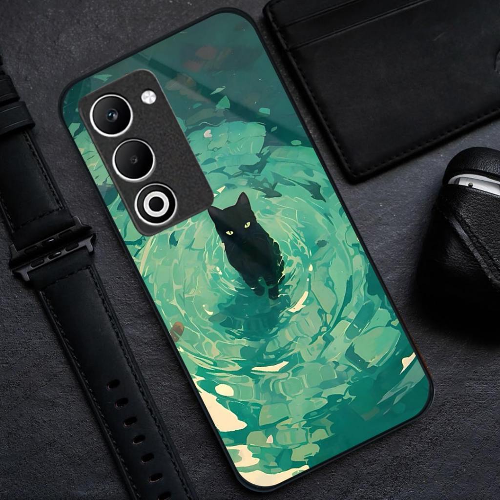 Softcase Glass Kaca Oppo A5 Terbaru [BSG-69] - Casing Hp  Oppo A5 2025 - Softcase  Oppo A5 Terbaru -