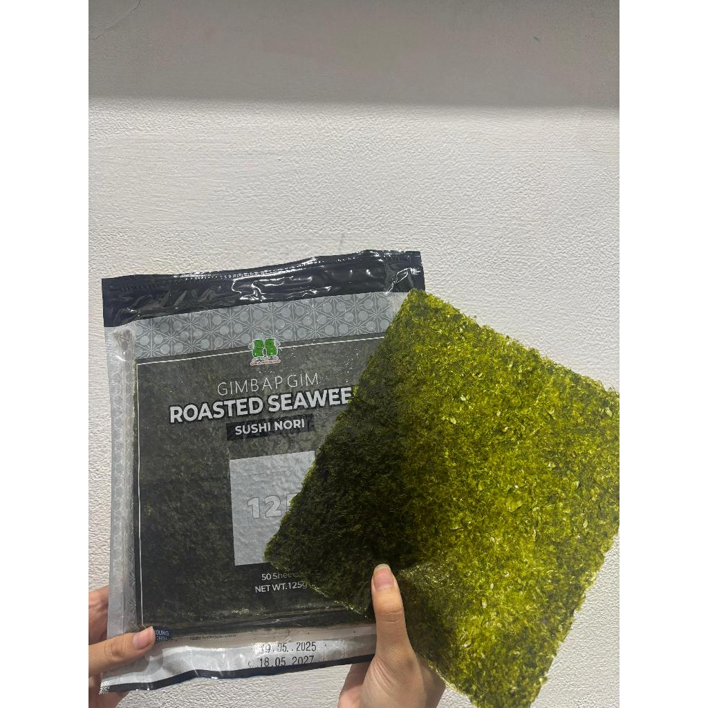 YOUNG SHIN SUSHI NORI 50 SHEET 125GR  GRADE A / YAKINORI / SUSHI NORI / NORI SUSHI / NORI HALAL / KI