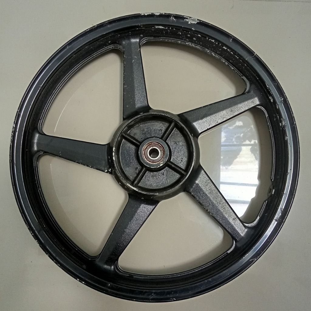 Velg Depan & Belakang Yamaha Vixion Old Original Bekas Mulus Kokoh Cat Mengelupas Tipis