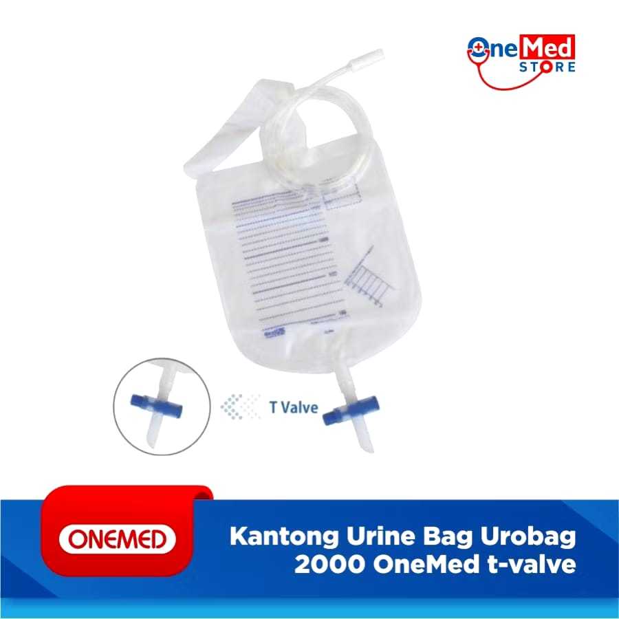 Kantong Urine Bag Urobag t-valve 2000