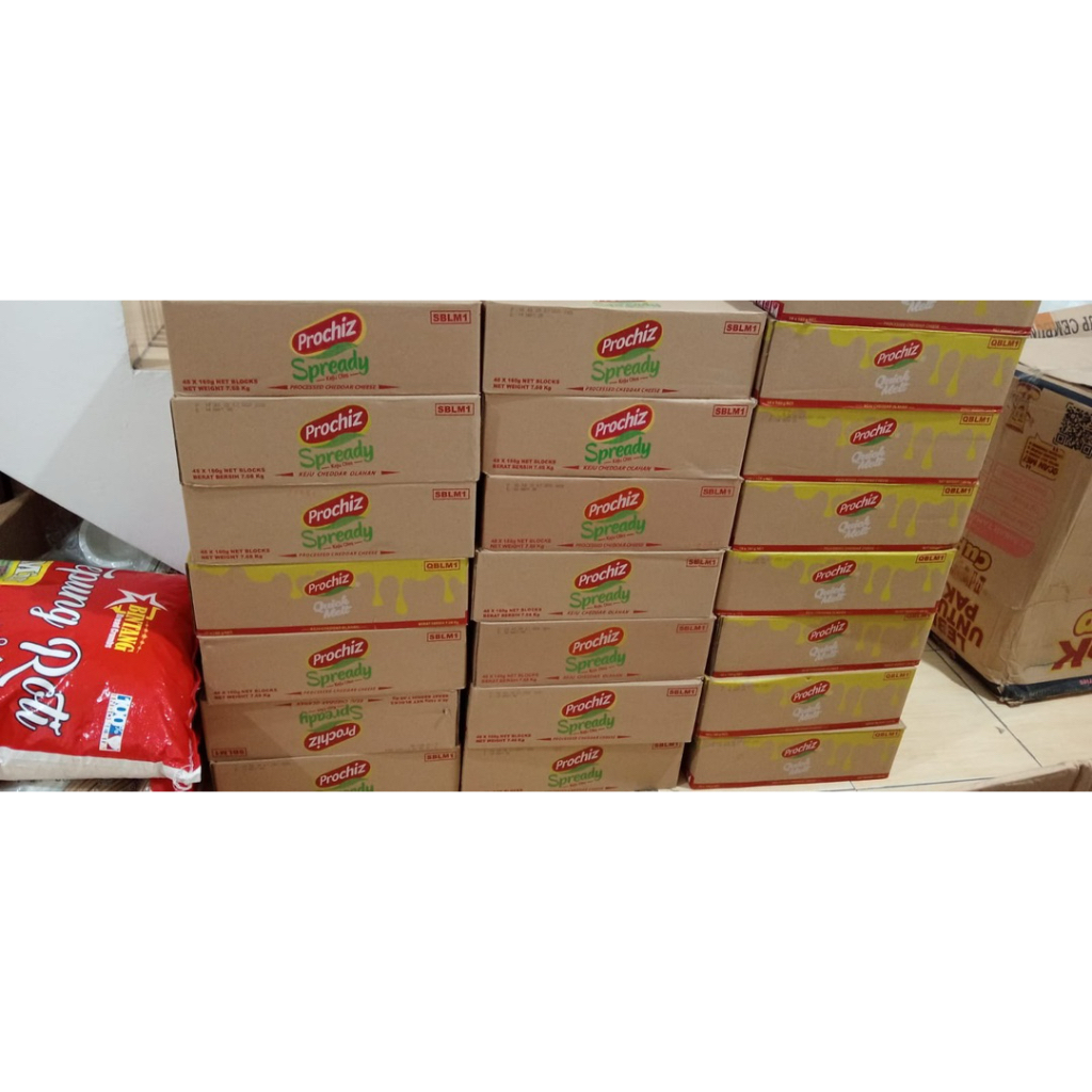 

1 Karton/Dos PROCHIZ SPREADY & QUICKMELT 160GRAM
