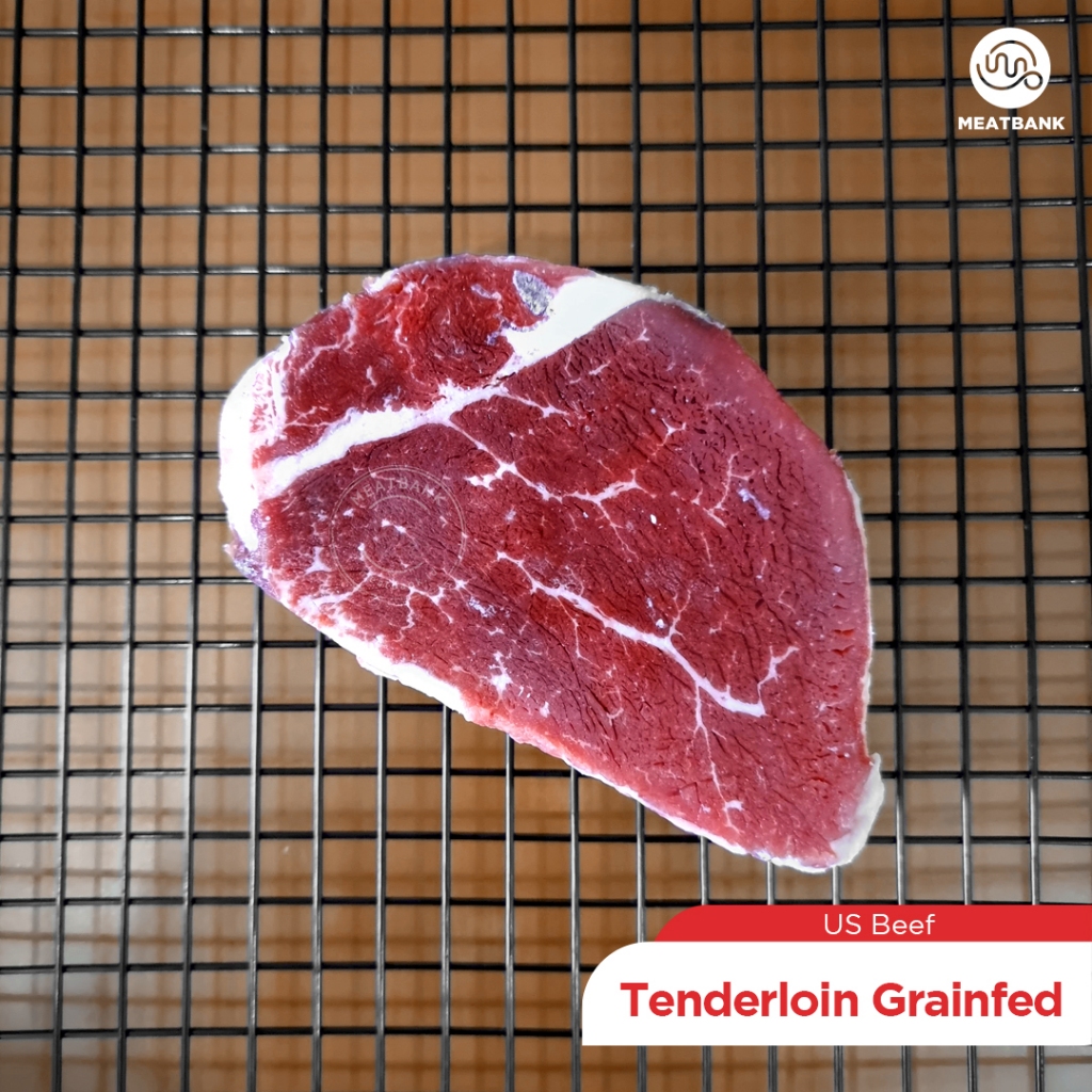 

MEATBANK TENDERLOIN GRAINFED Angus Beef Wagyu Daging Steak Tenderloin AUS