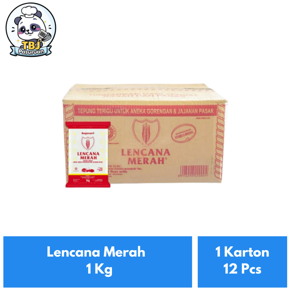 

Lencana Merah 1 Kg Kemasan 1 Karton Isi 12 Pcs