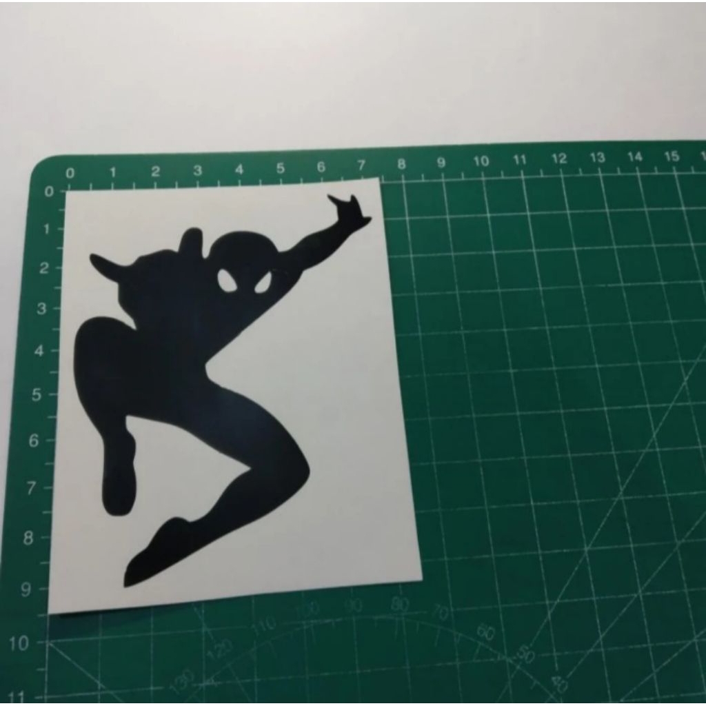 

stiker cutting spiderman