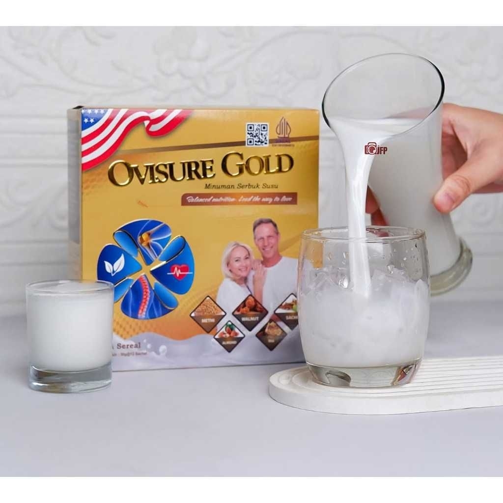 

Ovisure Gold Susu 1 Box 12 Sachet Mengatasi Tulang Keropos & Nyeri Sendi Bpom