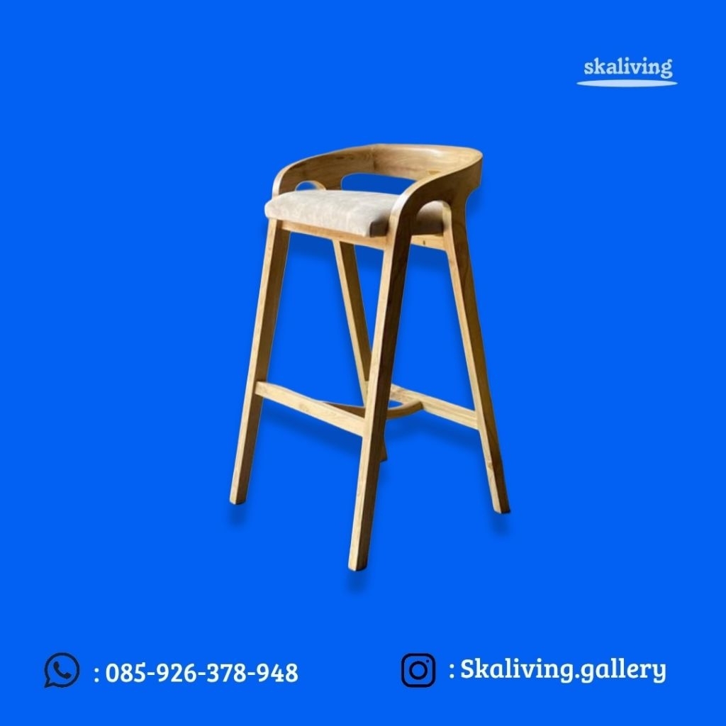 Kursi bar kipas minimalis kayu jati kursi bar kayu jati kursi bar minimalis kursi bar kayu kursi bar