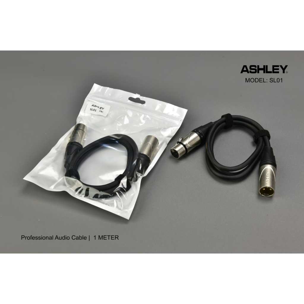 KABEL AUDIO JACK ASHLEY MALE TO FEMALE SL01, SL03, SL05