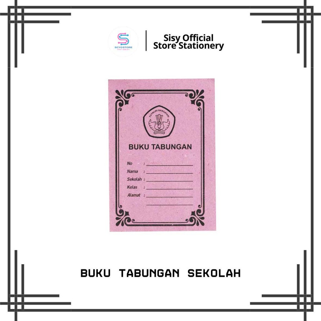 

(ECER) BUKU TABUNGAN SEKOLAH TEBAL / BUKU TABUNGAN TEBALESThetic