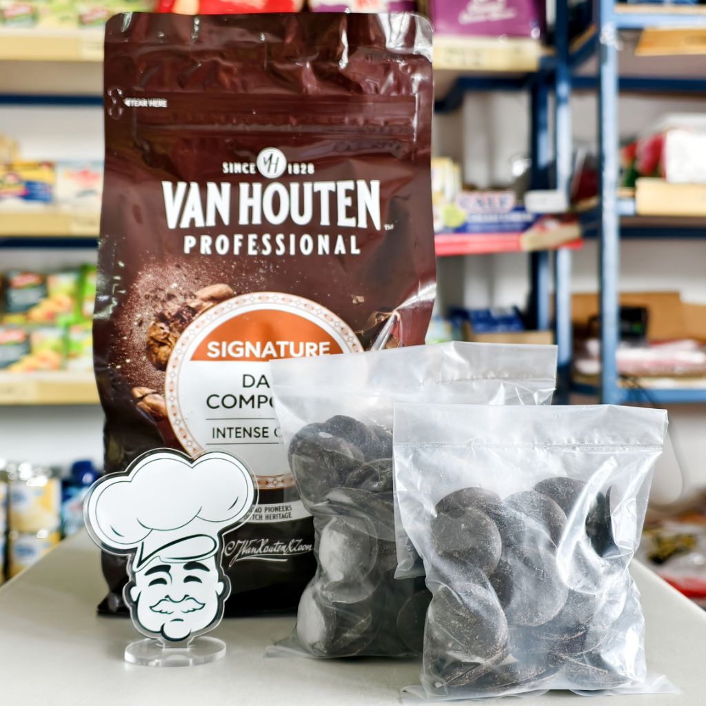 

Van houten Intense Dark Compound / Dark Coklat Koin Vanhouten 100Gr, 250Gr