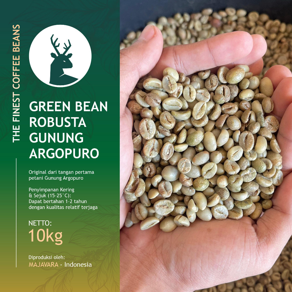 

ROBUSTA 10KG GREEN BEAN ORIGINAL ARGOPURO