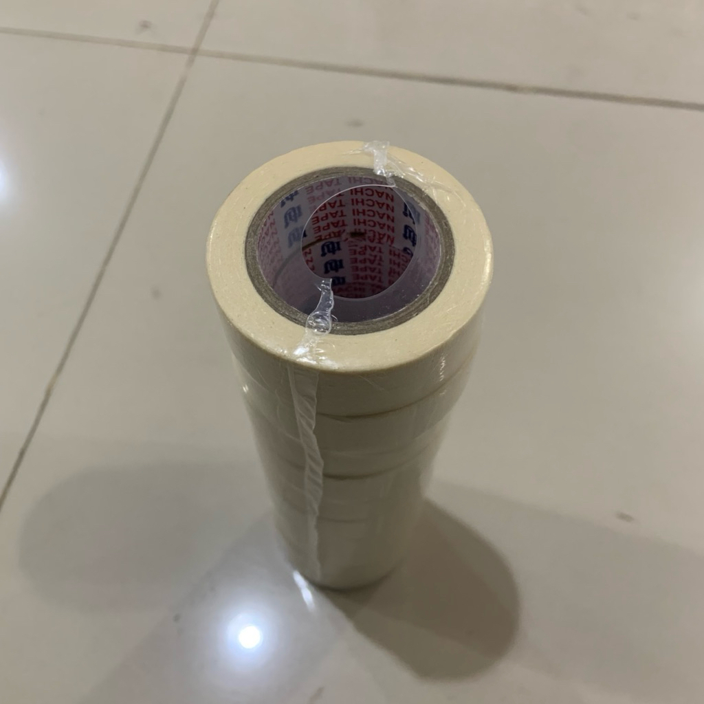 

[SLOP ISI 10 PCS] Nachi masking tape 3/4 inch isolasi kertas (18mmx20yard)