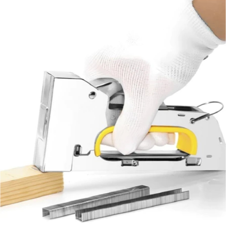 

Streples Strapler Klip Clip Tembak Penempel Pemasang Kulit Jok Kursi Kain Kayu Serbaguna