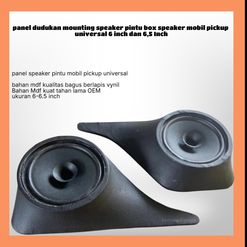 panel dudukan mounting speaker pintu box speaker mobil pickup universal 6 inch dan 6,5 Inch