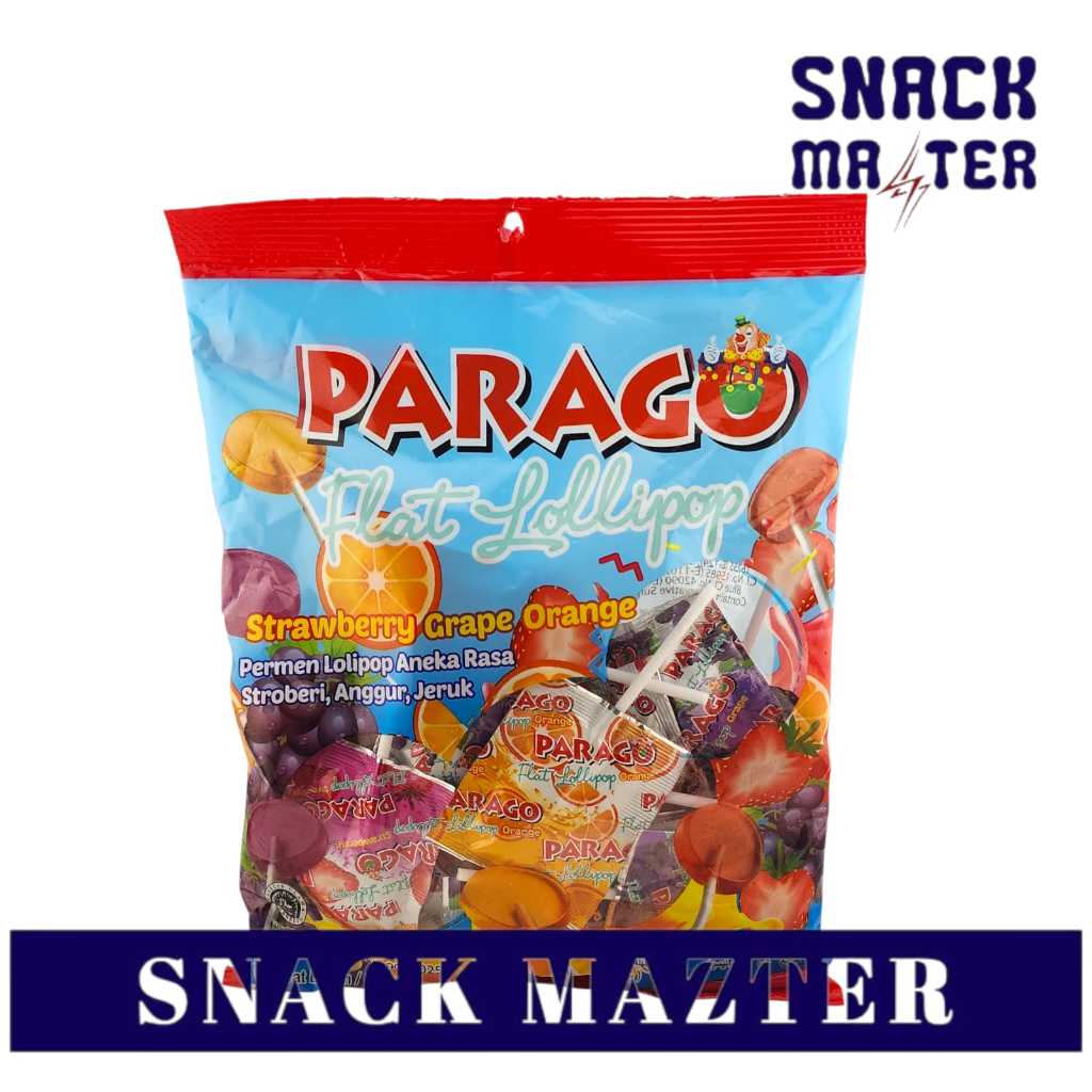 

Permen Parago Flat Lolipop Aneka Rasa Buah - Isi 25 pcs