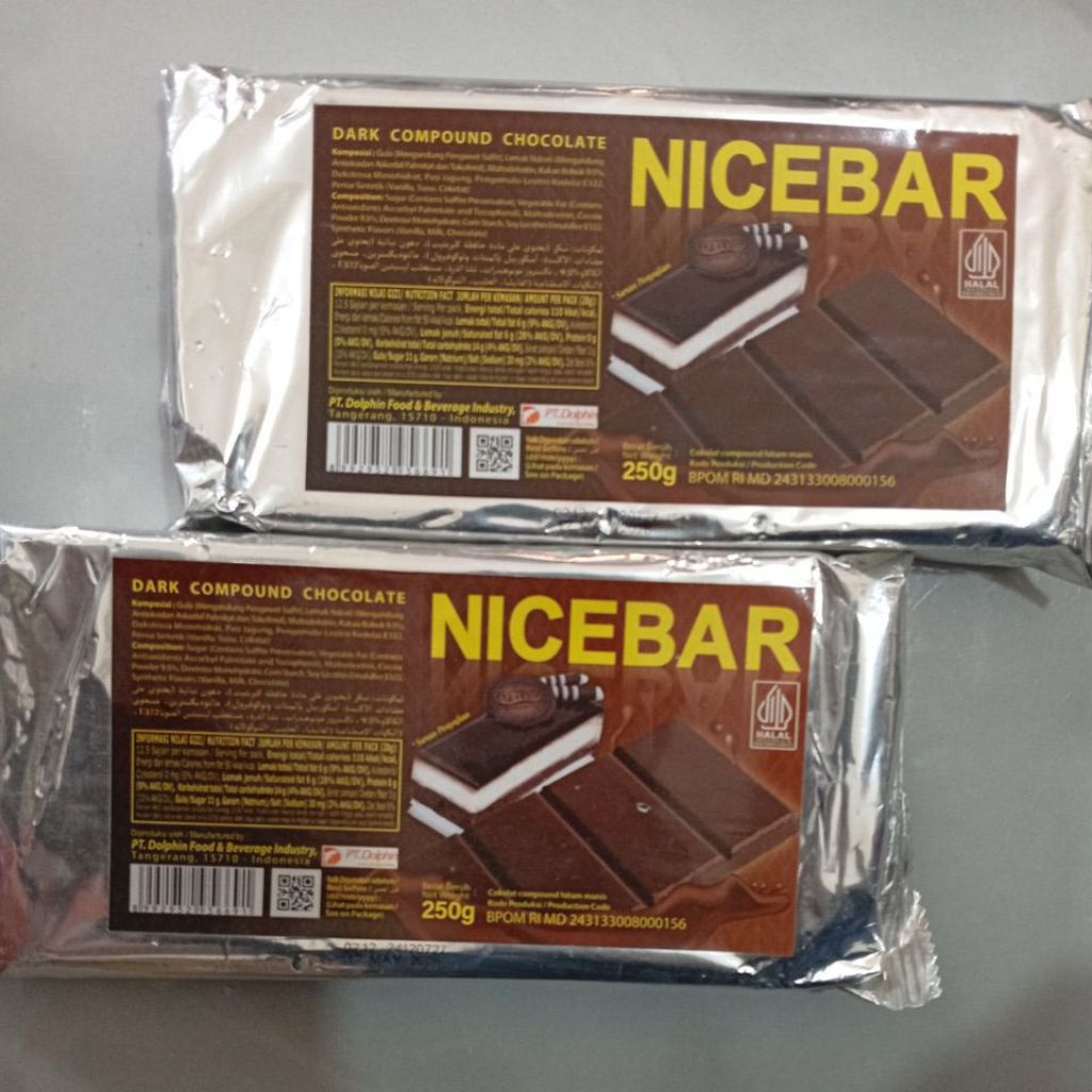 

Nicebar cokelat 250g