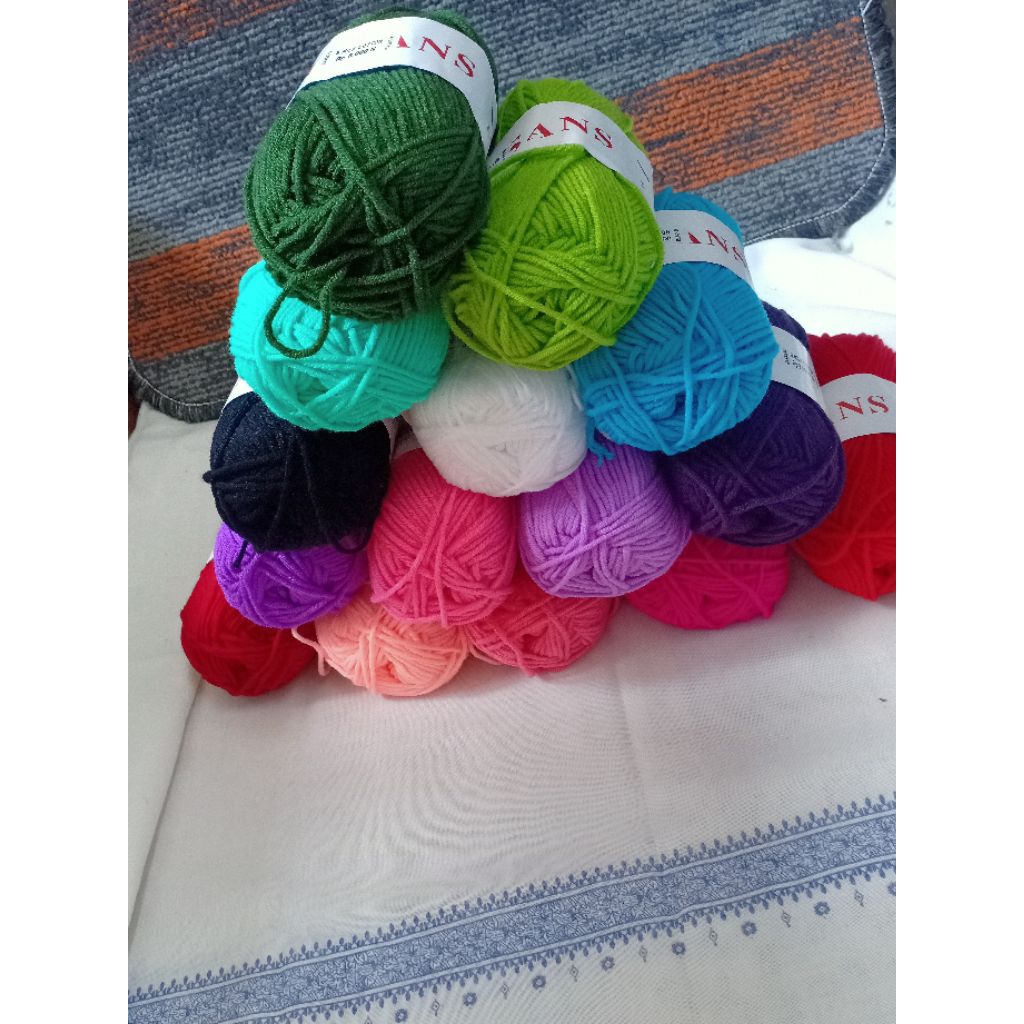 BENANG RAJUT MILK COTTON 5 PLY