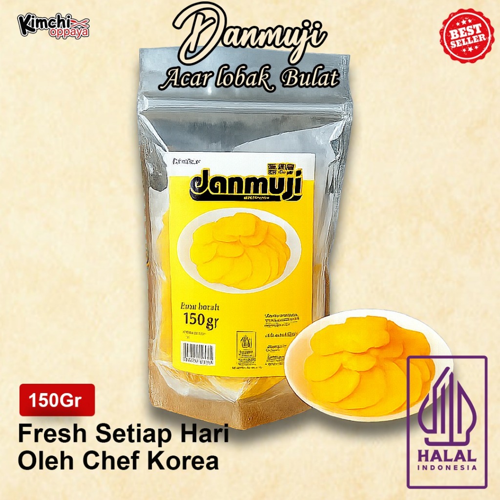 

Danmuji Acar Lobak Korea 150 Gram Homemade Danmuji Acar Lobak