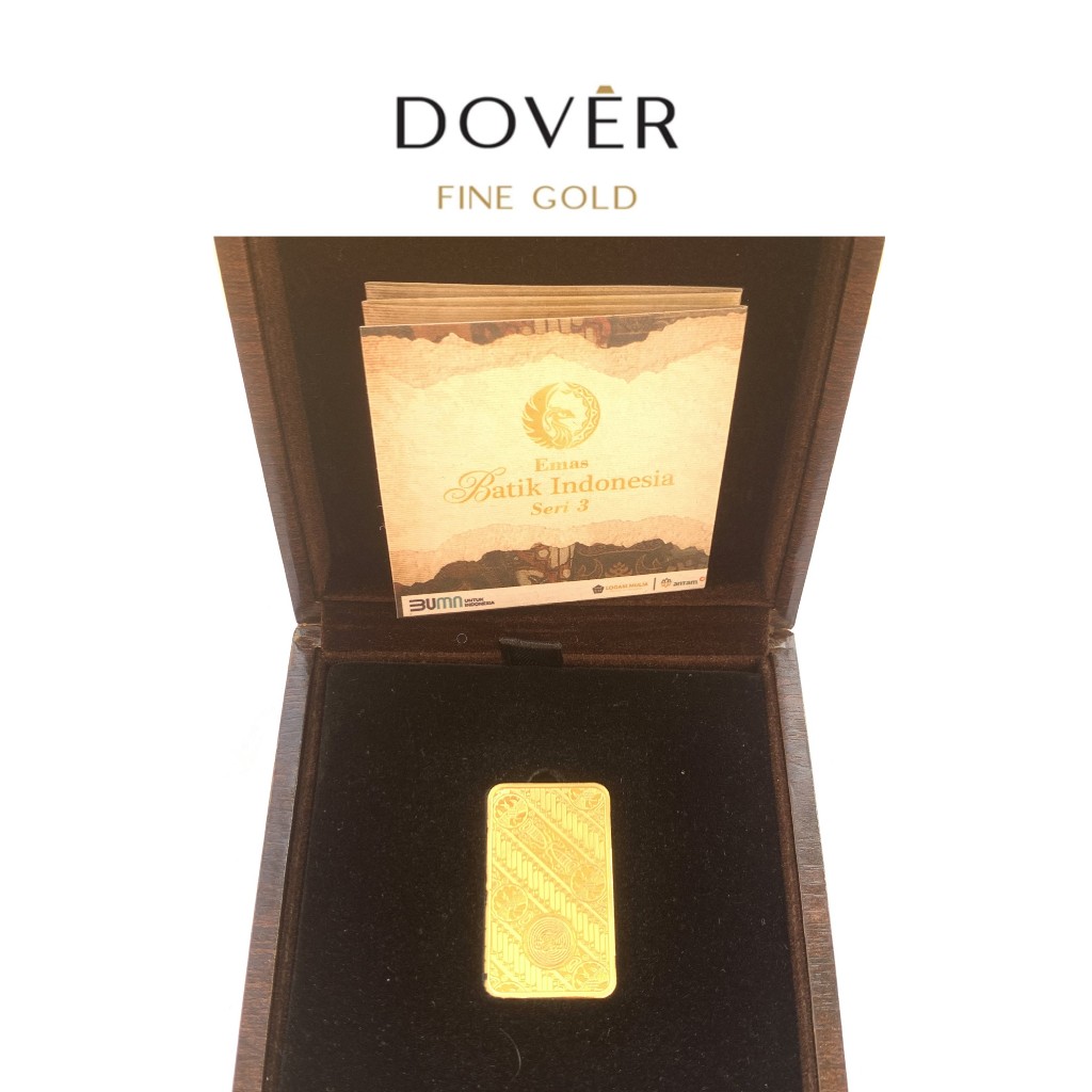 Logam Mulia Emas Antam Batik Indonesia Seri III Huk 20 gram Limited Edition