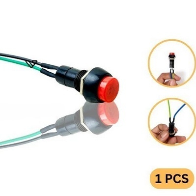 Tombol Saklar Lampu On Off Sepeda Motor Mobil Bulat Saklar Variasi Motor Mobil Anti Air