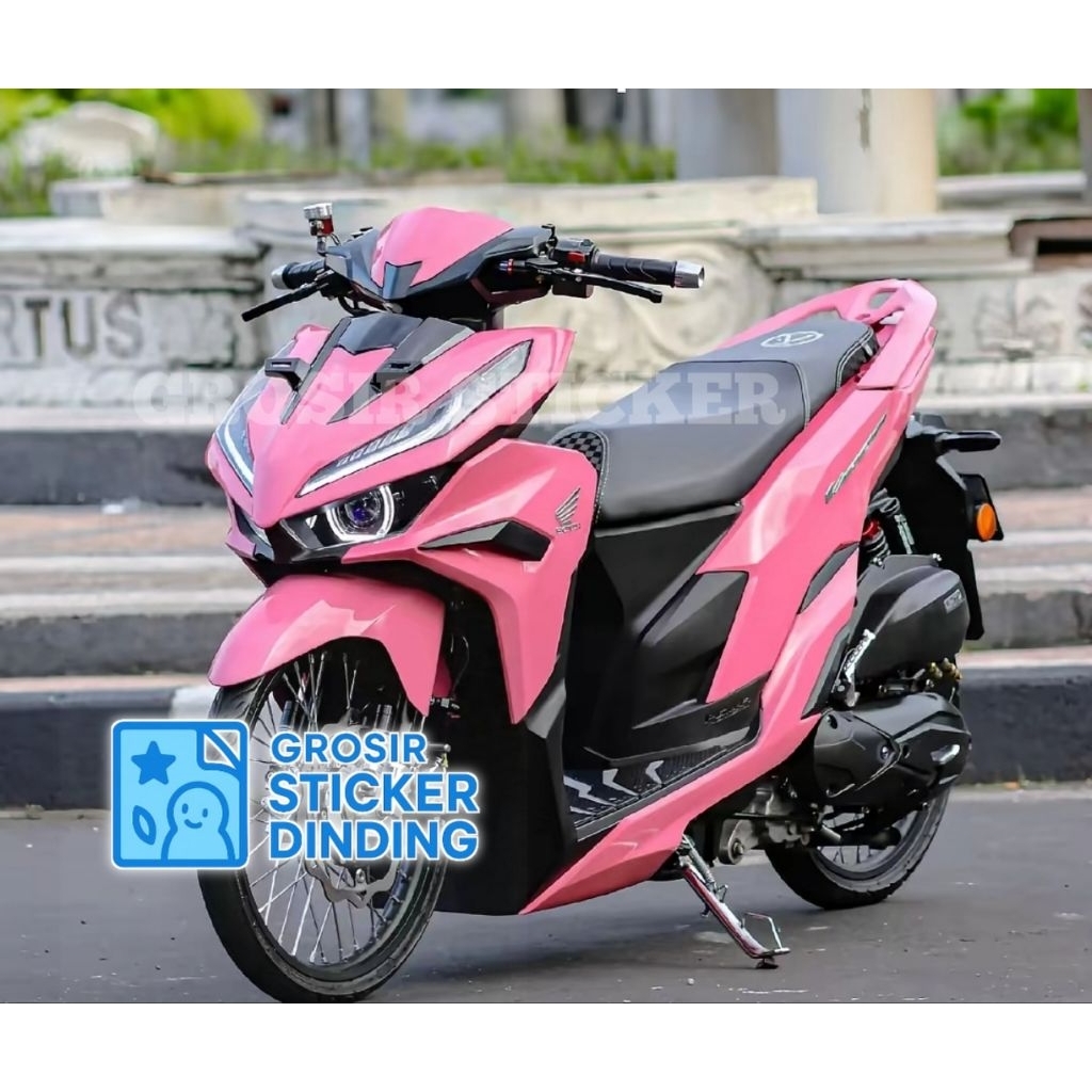 Skotlet Pink Soft Merah Muda Glossy Body Motor Trendy Vespa Bebek Sport Berkualotas Premium Viral