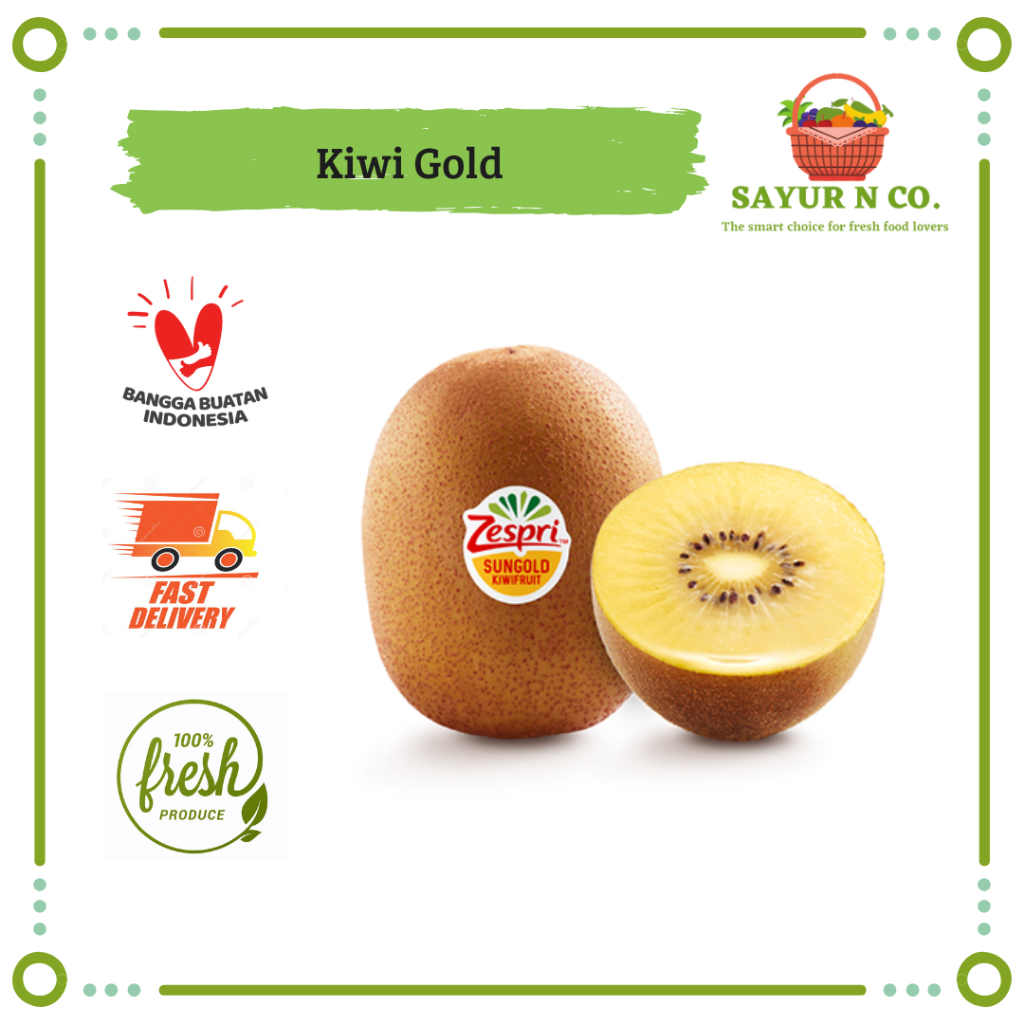 

ZESPRI Kiwi Gold 2 PCS | Sayur N Co Bekasi