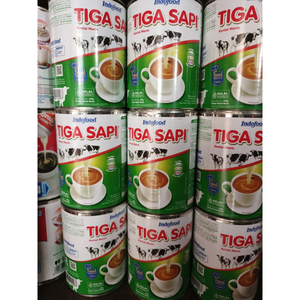 

Susu Tiga Sapi Kental Manis Krimer 490gr