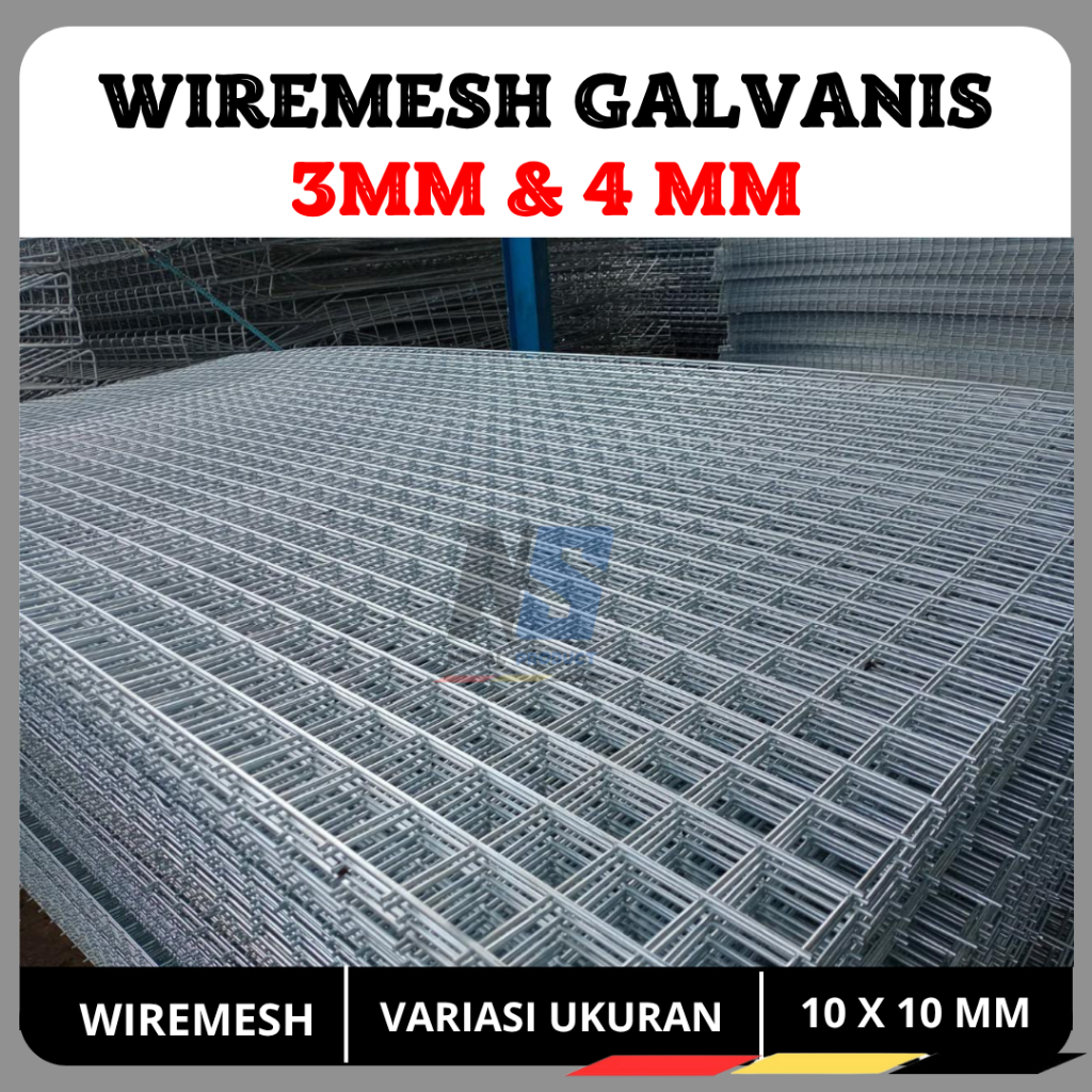 WIREMESH / LOKET TEBAL 3 MM 4 MM LUBANGAN 10 X CM UKURAN LEMBARAN  | BEST QUALITY