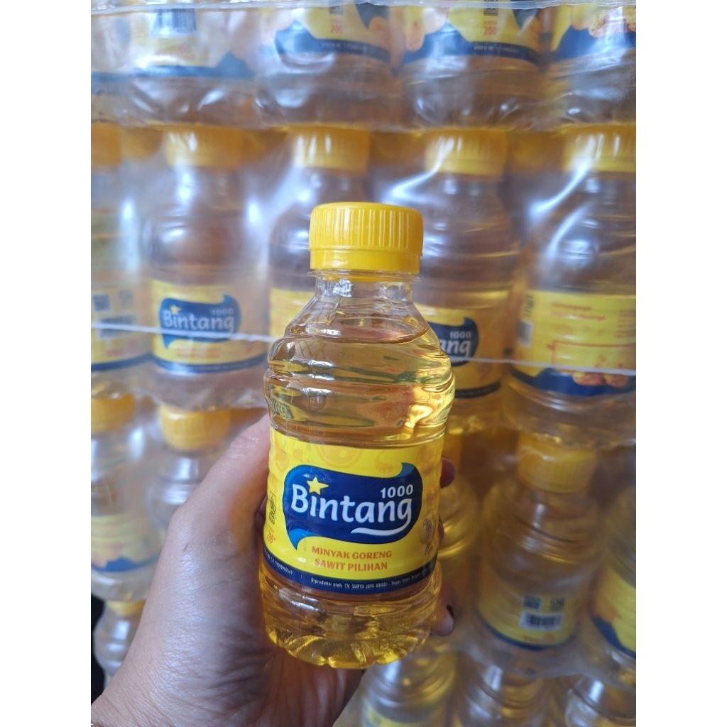 

Minyak Goreng 200ml 1000 Bintang (1botol)