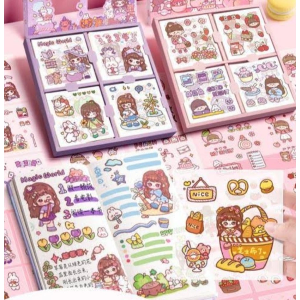 

STIKER ANAK KOREA CUTE VIRAL MURAH ANTI AIR BISA KOLEKSI HIASAN ATAU TEMPELAN MAINAN ANAK SERIES MOMO, NINI, HAPPY DAY, MASU, MOMOJAN, PRINCESS, FROZEN, DLL (Gratis Free Random Gift) SALEEE!!!