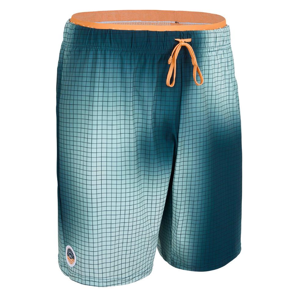 Decathlon NABAIJI Celana Renang Pria Long 100 Hijau Camo - 8944877